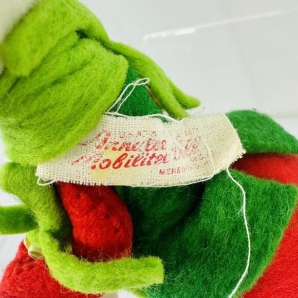 Annalee 7" Merry Christmas Caroller White Mouse Closed Mouth Sheet Music 1970 - Picture 6 of 12